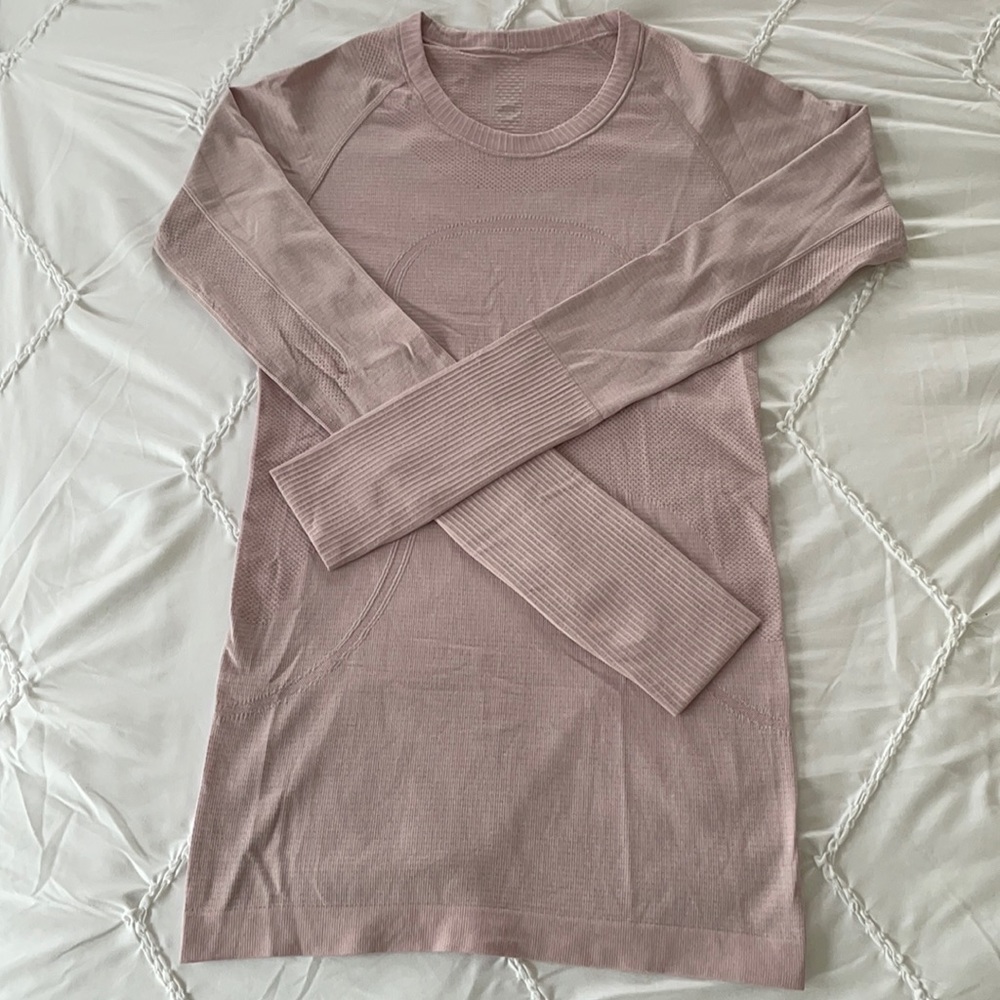 Lululemon Swiftly Tech Long Sleeve Light Pink 4